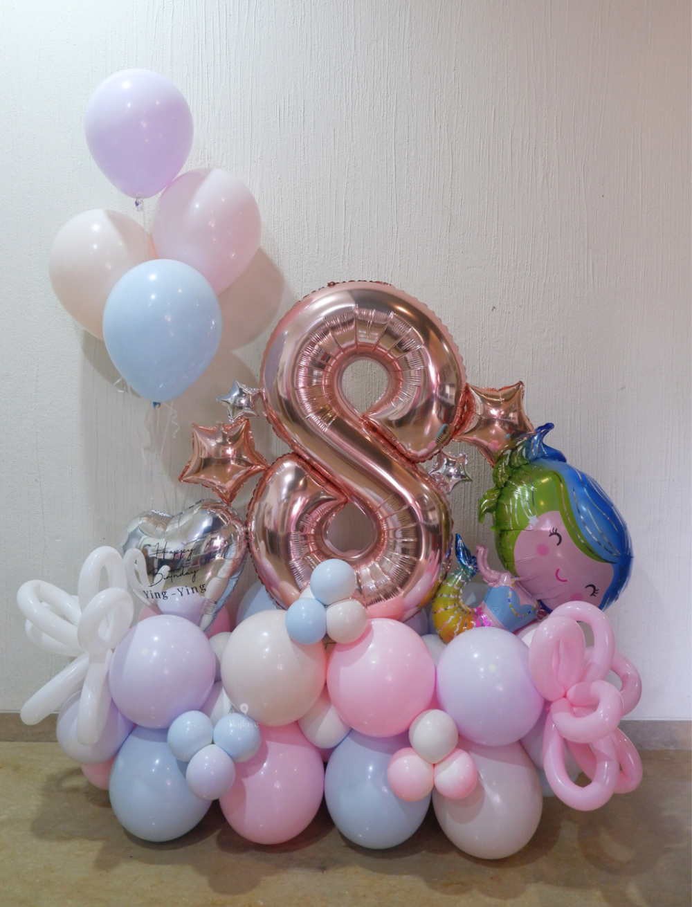 Balloon Column Themed with Helium (premium colors)